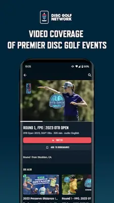 Disc Golf Network android App screenshot 7